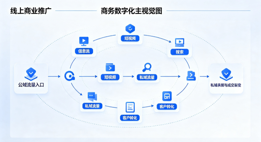 红山区线上商业推广怎么做？全域流量闭环搭建与低成本转化实战指南